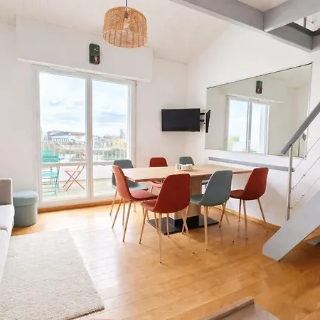 Appartement Le Duplex Océan 7 Pers La Chaume Vue Les Sables-dʼOlonne